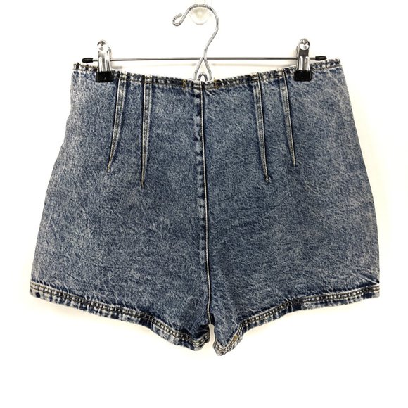 F21 NWT Acid Wash 90's Style Jean Shorts Sz 26 - Picture 7 of 7